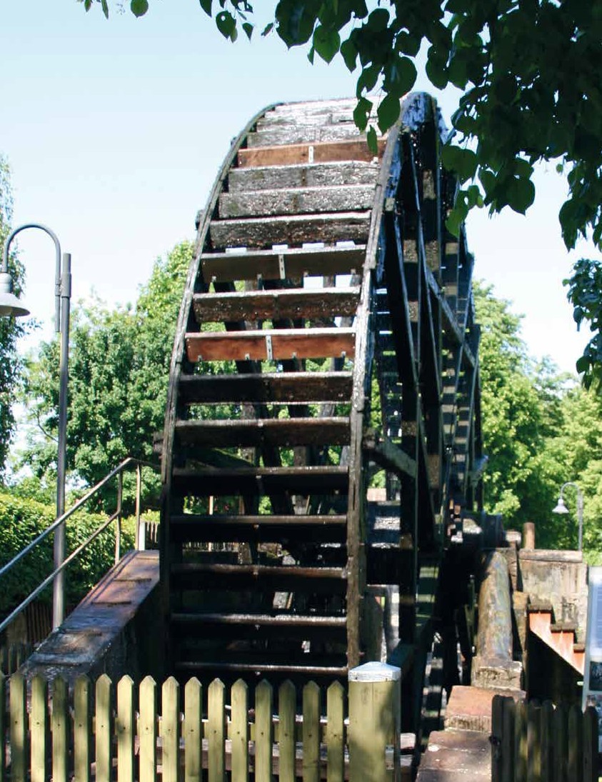 Das Schwalheimer Rad in Bad Nauheim OT Schwalheim